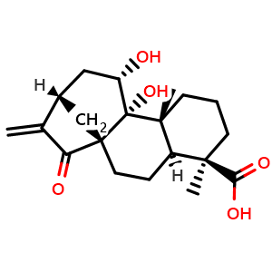 Chemical structure of Adenostemmoic acid B , CAS 130217-16-2, AChemBlock AD274643