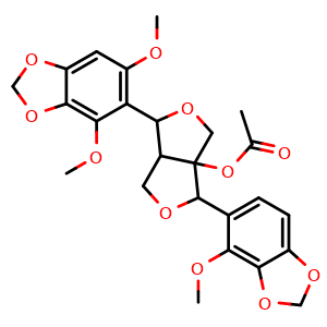 Chemical structure of 6-Demethoxyleptostachyol acetate , CAS 126298-48-4, AChemBlock AD274649