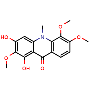 Chemical structure of Atalafoline , CAS 107259-49-4, AChemBlock AD274663