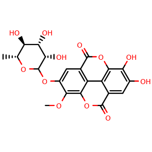 3-O-Methylellagic acid 4-O-rhamnoside