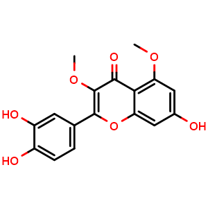Chemical structure of Caryatin , CAS 1486-66-4, AChemBlock AD274676