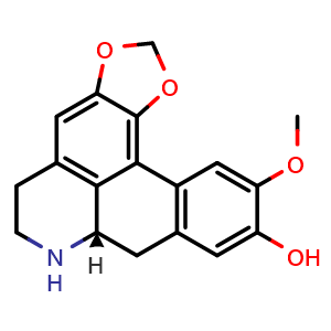 Chemical structure of Actinodaphnine , CAS 517-69-1, AChemBlock AD274681