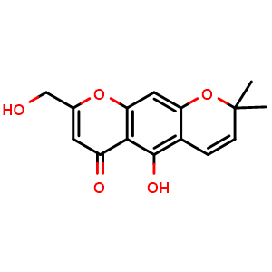 Chemical structure of Greveichromenol , CAS 35930-29-1, AChemBlock AD274704