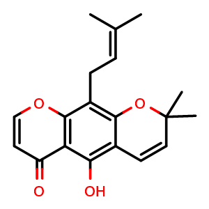 Chemical structure of Eriosematin , CAS 168010-17-1, AChemBlock AD274718