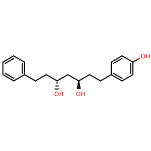 (3R,5R)-1-(4-Hydroxyphenyl)-7-phenylheptane-3,5-diol