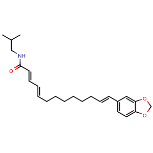 Chemical structure of Guineensine , CAS 55038-30-7, AChemBlock AD274746