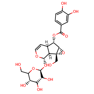 Chemical structure of Verproside , CAS 50932-20-2, AChemBlock AD274753