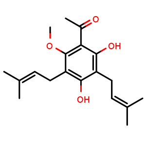 2,4-Dihydroxy-6-methoxy-3,5-diprenylacetophenone