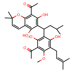 Chemical structure of Acropyrone , CAS 1381875-14-4, AChemBlock AD274766