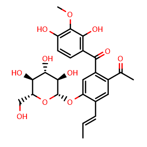 Chemical structure of Penthoroside B , CAS 2803716-49-4, AChemBlock AD274792