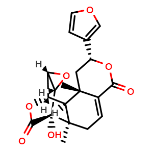 Chemical structure of Fibraurin , CAS 25254-84-6, AChemBlock AD274798