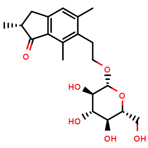 Chemical structure of Pteroside B , CAS 29774-74-1, AChemBlock AD274806