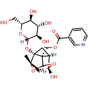 Chemical structure of Pyridylpaeoniflorin , CAS 1427054-19-0, AChemBlock AD274810