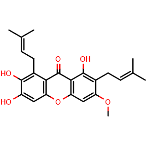 Chemical structure of Dulcisxanthone B , CAS 869669-62-5, AChemBlock AD274815