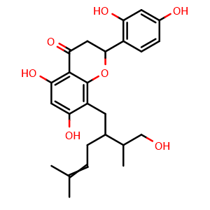 Chemical structure of Kushenol Q , CAS 952491-35-9, AChemBlock AD274825