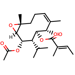 Chemical structure of Trijugin C , CAS 1233534-45-6, AChemBlock AD274827