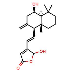 Chemical structure of Yunnancoronarin C , CAS 260406-45-9, AChemBlock AD274836