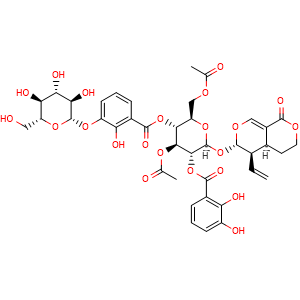 Chemical structure of Macrophylloside A , CAS 179457-66-0, AChemBlock AD274845
