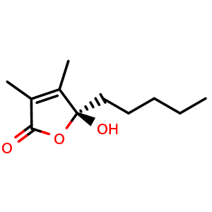 Chemical structure of Hydroxydihydrobovolide , CAS 1403940-81-7, AChemBlock AD274852