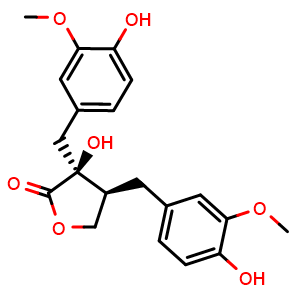 Chemical structure of (+)-Epinortrachelogenin , CAS 124988-62-1, AChemBlock AD274861