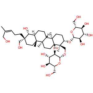 Chemical structure of Hosenkoside N , CAS 156765-13-8, AChemBlock AD274862