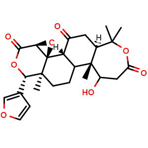 Chemical structure of Deacetylnomilin , CAS 3264-90-2, AChemBlock AD274870