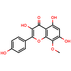 Chemical structure of Sexangularetin , CAS 571-74-4, AChemBlock AD274906