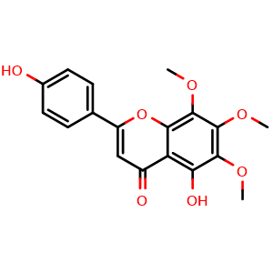 Chemical structure of Xanthomicrol , CAS 16545-23-6, AChemBlock AD274909