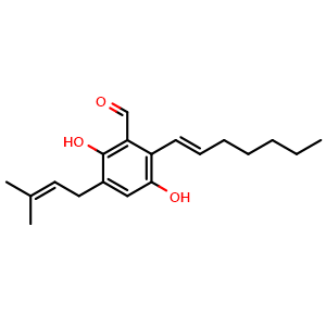 Chemical structure of Tetrahydroauroglaucin , CAS 40434-07-9, AChemBlock AD274910
