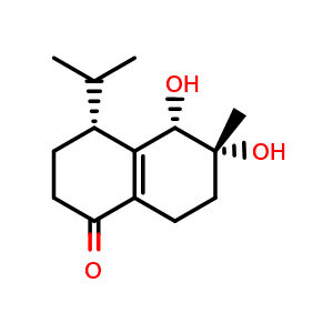 Chemical structure of Oxyphyllenodiol B , CAS 363610-32-6, AChemBlock AD274913