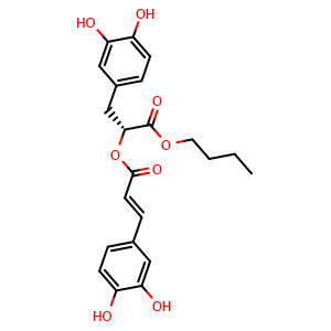 Chemical structure of Butyl rosmarinate , CAS 222713-83-9, AChemBlock AD274915