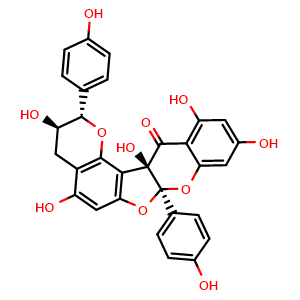 Chemical structure of Daphnodorin G , CAS 178664-65-8, AChemBlock AD274921