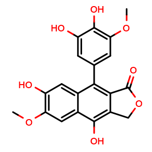 Chemical structure of Plicatinaphthol , CAS 22127-07-7, AChemBlock AD274927