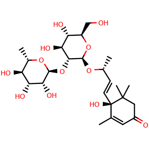 Chemical structure of Zizyvoside I , CAS 81425-28-7, AChemBlock AD274943