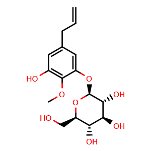 Chemical structure of Sphalleroside A , CAS 192324-34-8, AChemBlock AD274947