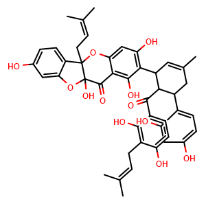 Chemical structure of Sorocein H , CAS 157382-82-6, AChemBlock AD274950