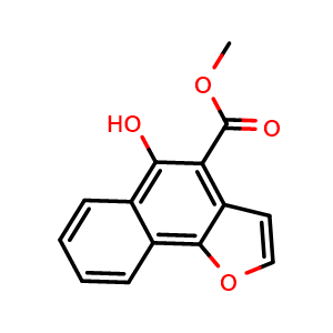 Chemical structure of Furomollugin , CAS 61658-41-1, AChemBlock AD274957
