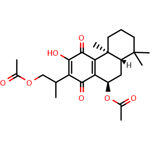 Chemical structure of 16-Acetoxy-7-O-acetylhorminone , CAS 269742-39-4, AChemBlock AD274961