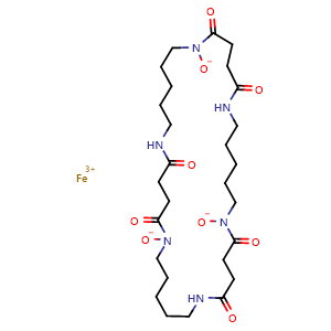 Chemical structure of Ferrioxamine E , CAS 20008-20-2, AChemBlock AD274967