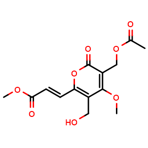 Chemical structure of alpha-Pyrone phomone D , CAS 2126773-81-5, AChemBlock AD274969