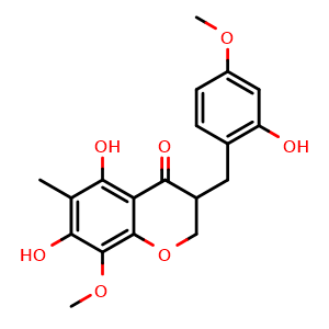 Chemical structure of Ophiopogonanone E , CAS 588706-66-5, AChemBlock AD274972