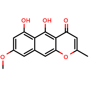 Chemical structure of Rubrofusarin , CAS 3567-00-8, AChemBlock AD274975