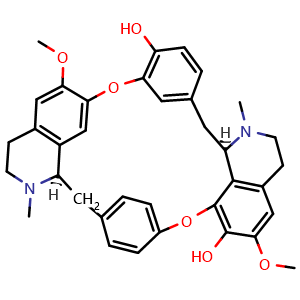 Chemical structure of (-)-Curine , CAS 436-05-5, AChemBlock AD274991