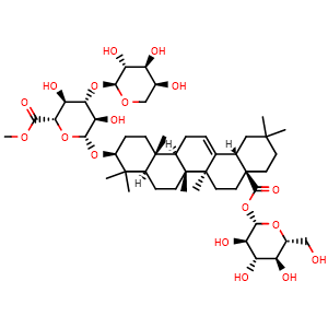 Chemical structure of Momordin IIa , CAS 95851-50-6, AChemBlock AD274993