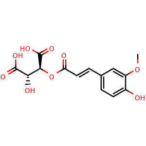 Chemical structure of trans-Fertaric acid , CAS 74282-22-7, AChemBlock AD275013