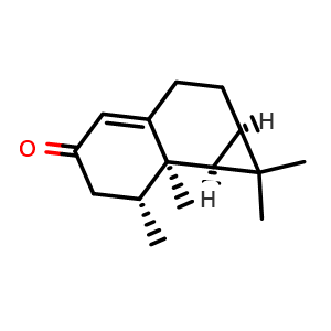 Chemical structure of 1(10)-Aristolen-2-one , CAS 28398-06-3, AChemBlock AD275019
