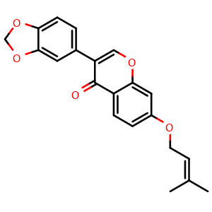 Chemical structure of Maximaisoflavone B , CAS 4737-28-4, AChemBlock AD275027