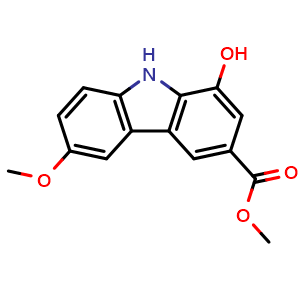 Chemical structure of Clausine G , CAS 186002-62-0, AChemBlock AD275036