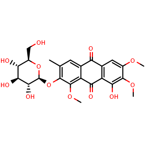 Chemical structure of Gluco-obtusin , CAS 960135-79-9, AChemBlock AD275040