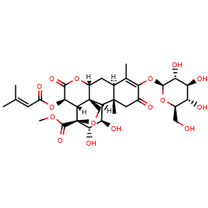 Chemical structure of Bruceoside B , CAS 69687-69-0, AChemBlock AD275042